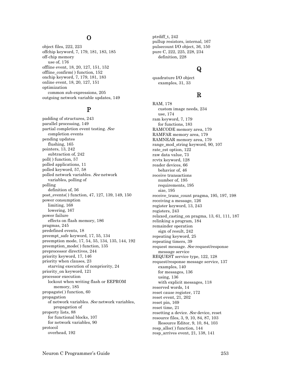 Echelon Neuron C User Manual | Page 265 / 268