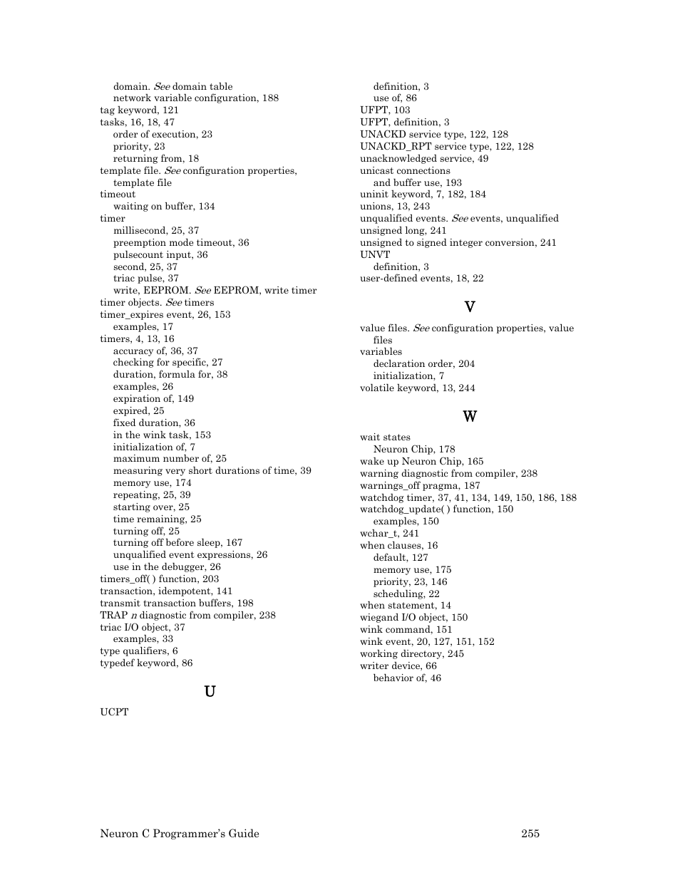 Echelon Neuron C User Manual | Page 267 / 268