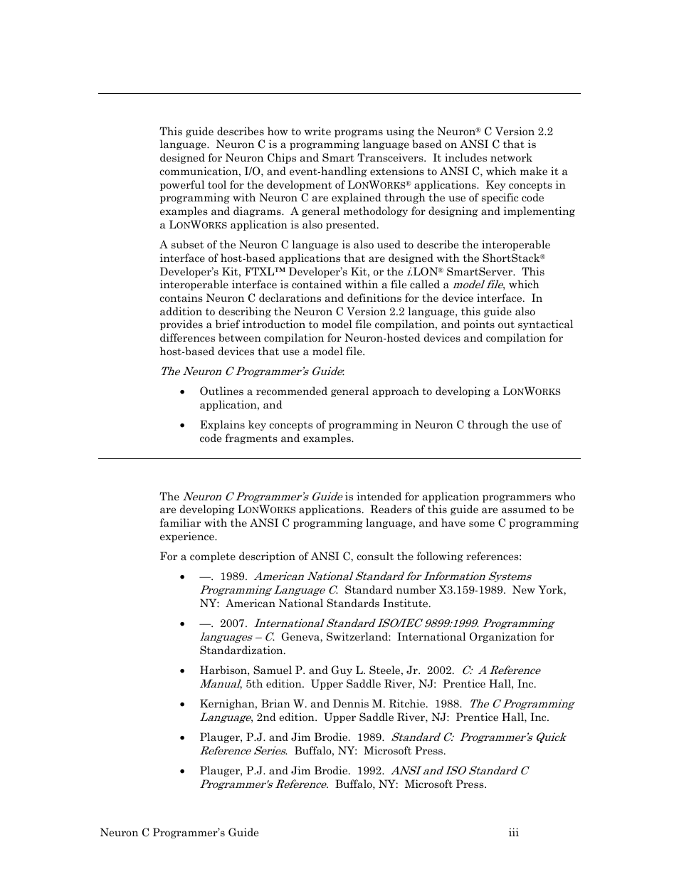 Welcome, Audience | Echelon Neuron C User Manual | Page 3 / 268