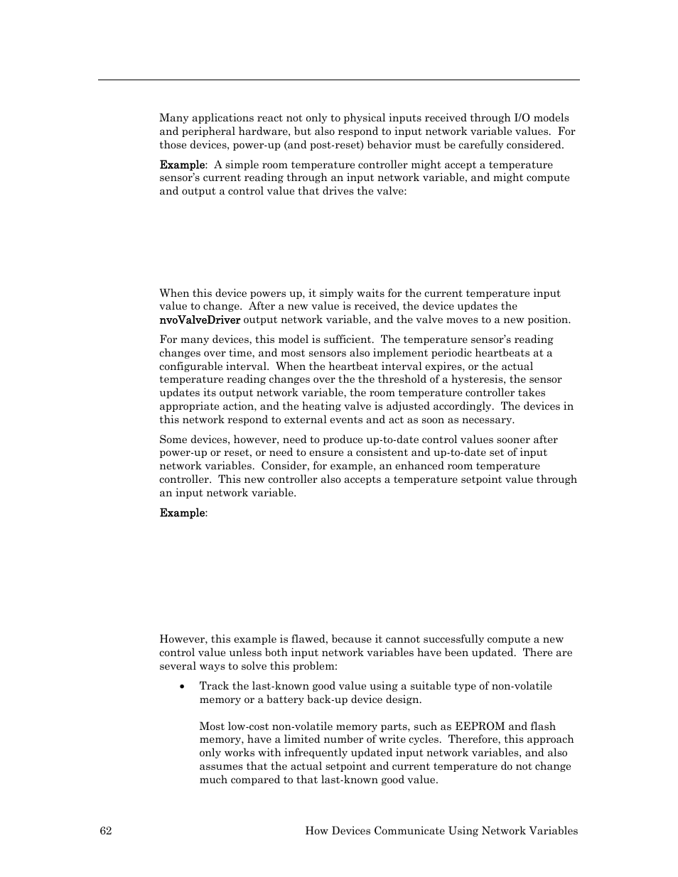 Initial value updates for input network variables, Ge 62 d | Echelon Neuron C User Manual | Page 74 / 268