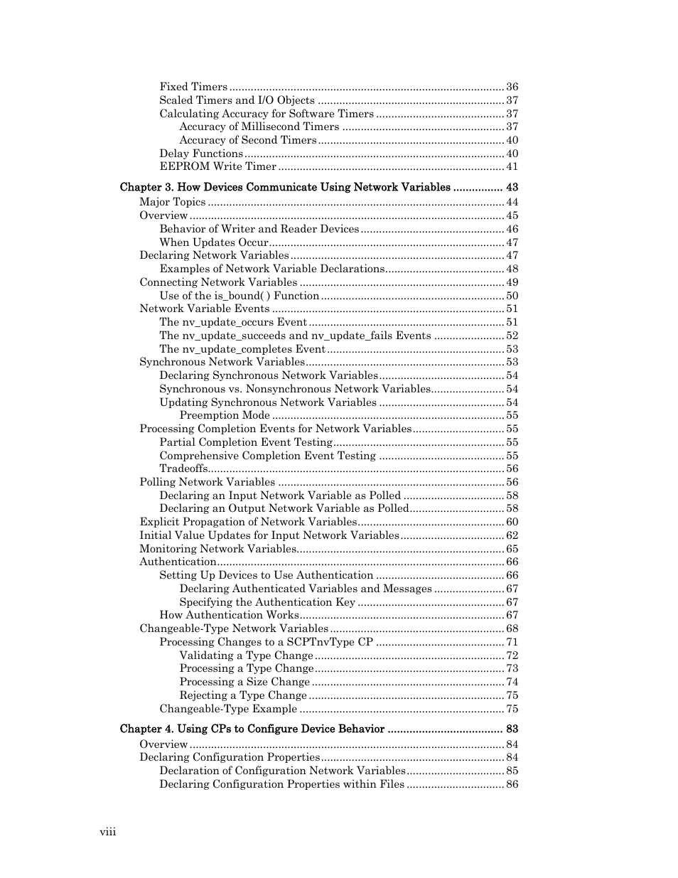 Echelon Neuron C User Manual | Page 8 / 268