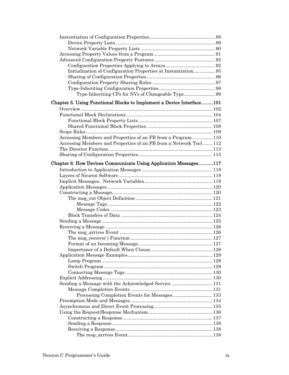 Echelon Neuron C User Manual | Page 9 / 268