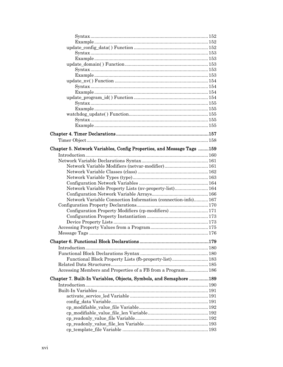 Echelon Neuron C User Manual | Page 16 / 267