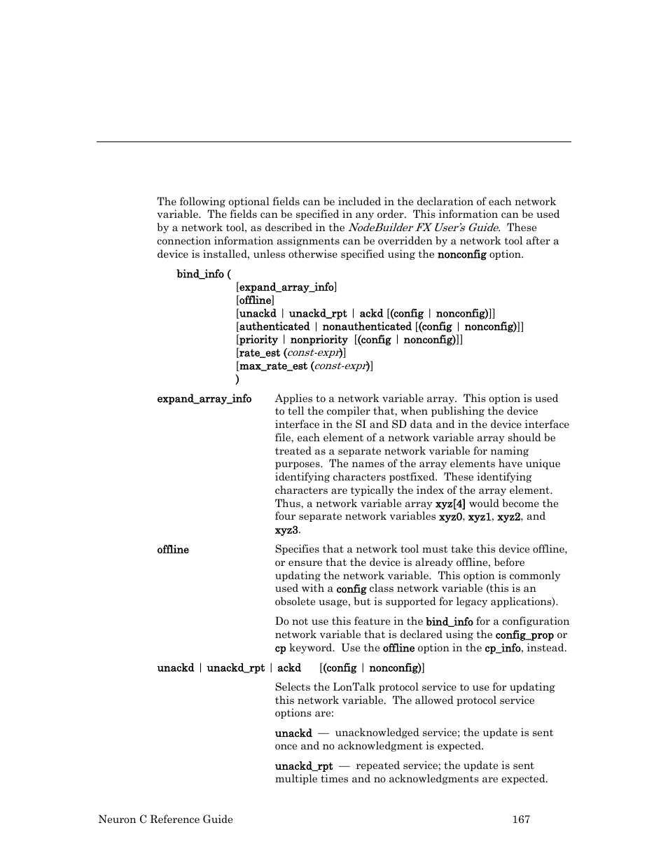 Echelon Neuron C User Manual | Page 187 / 267