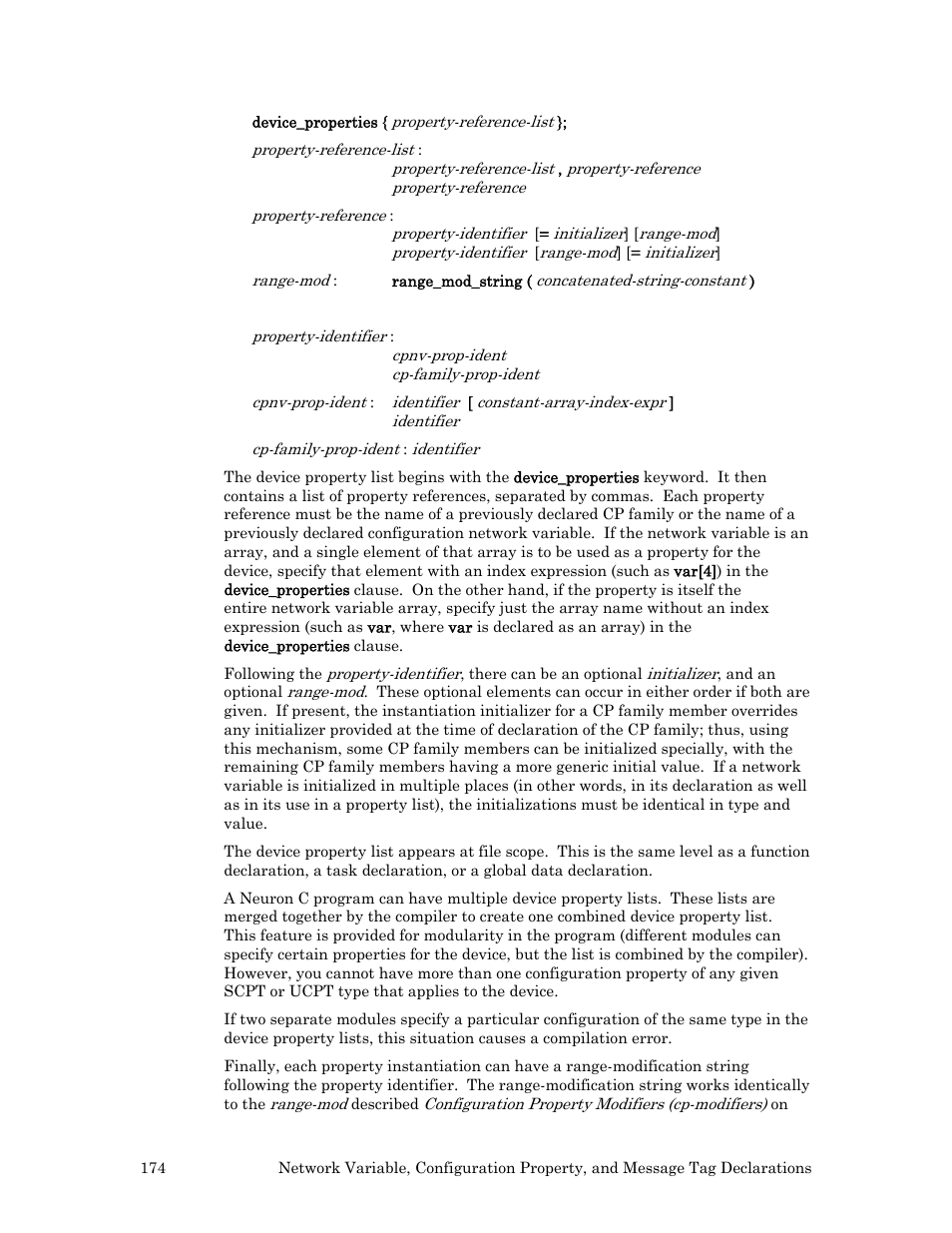 Echelon Neuron C User Manual | Page 194 / 267