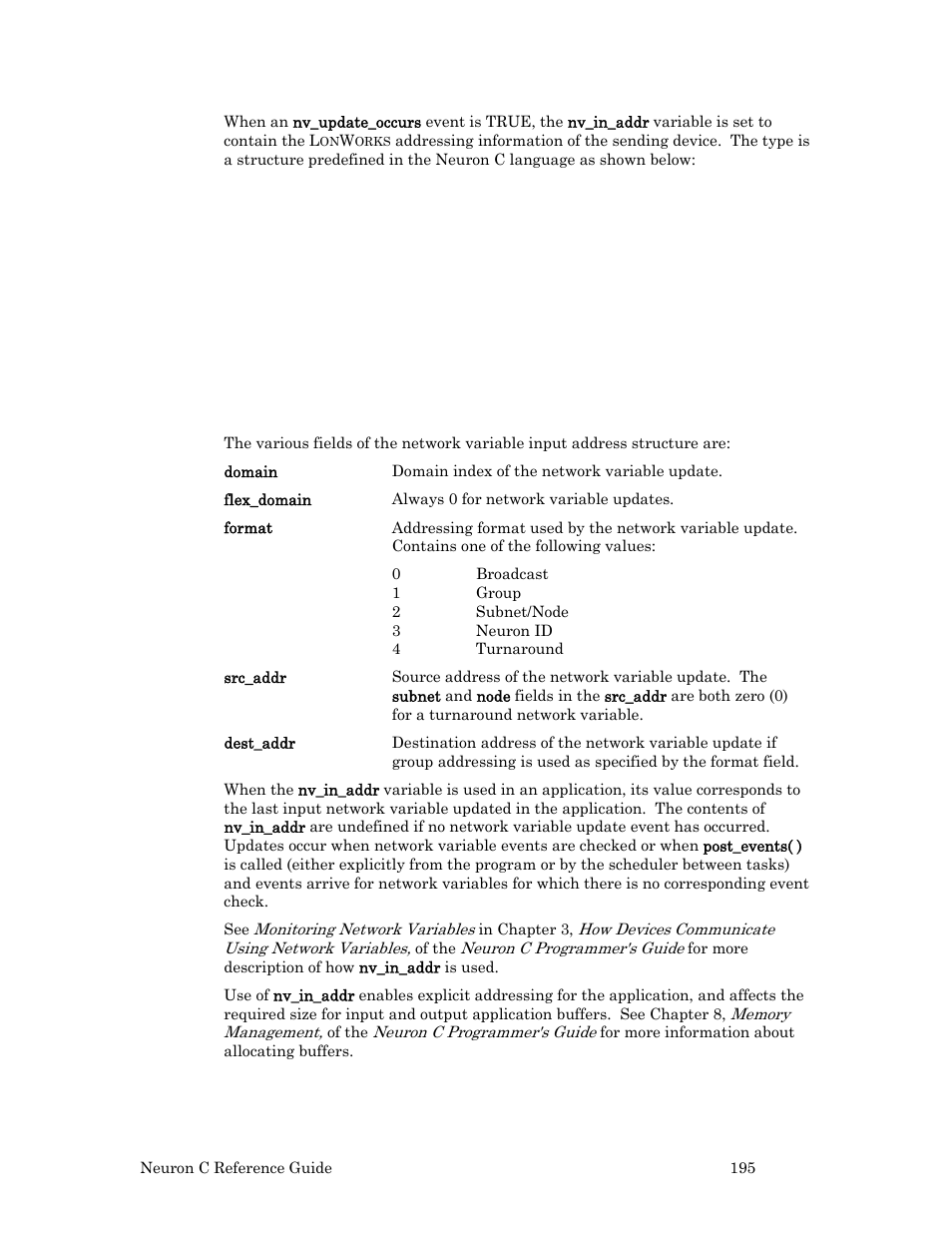 Echelon Neuron C User Manual | Page 215 / 267