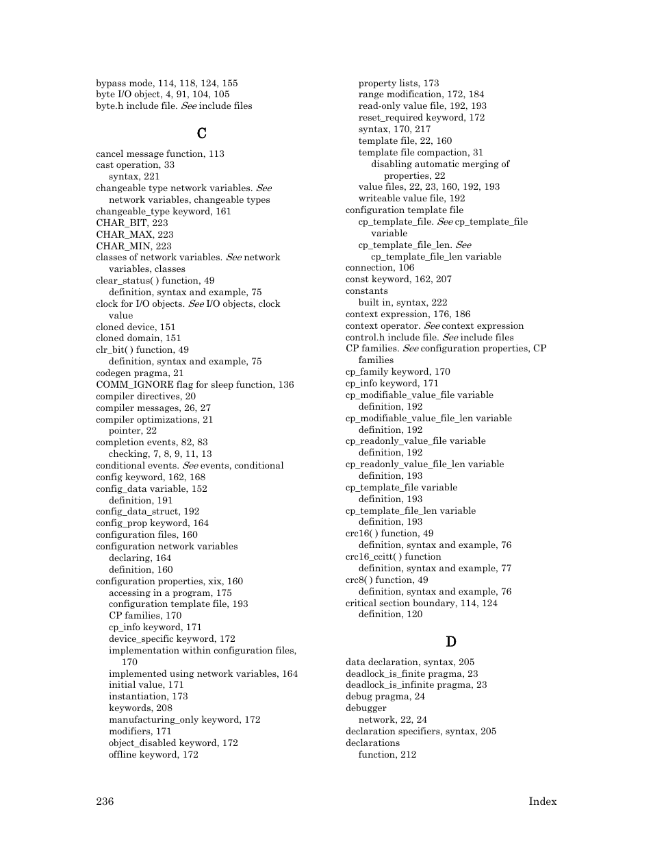 Echelon Neuron C User Manual | Page 256 / 267