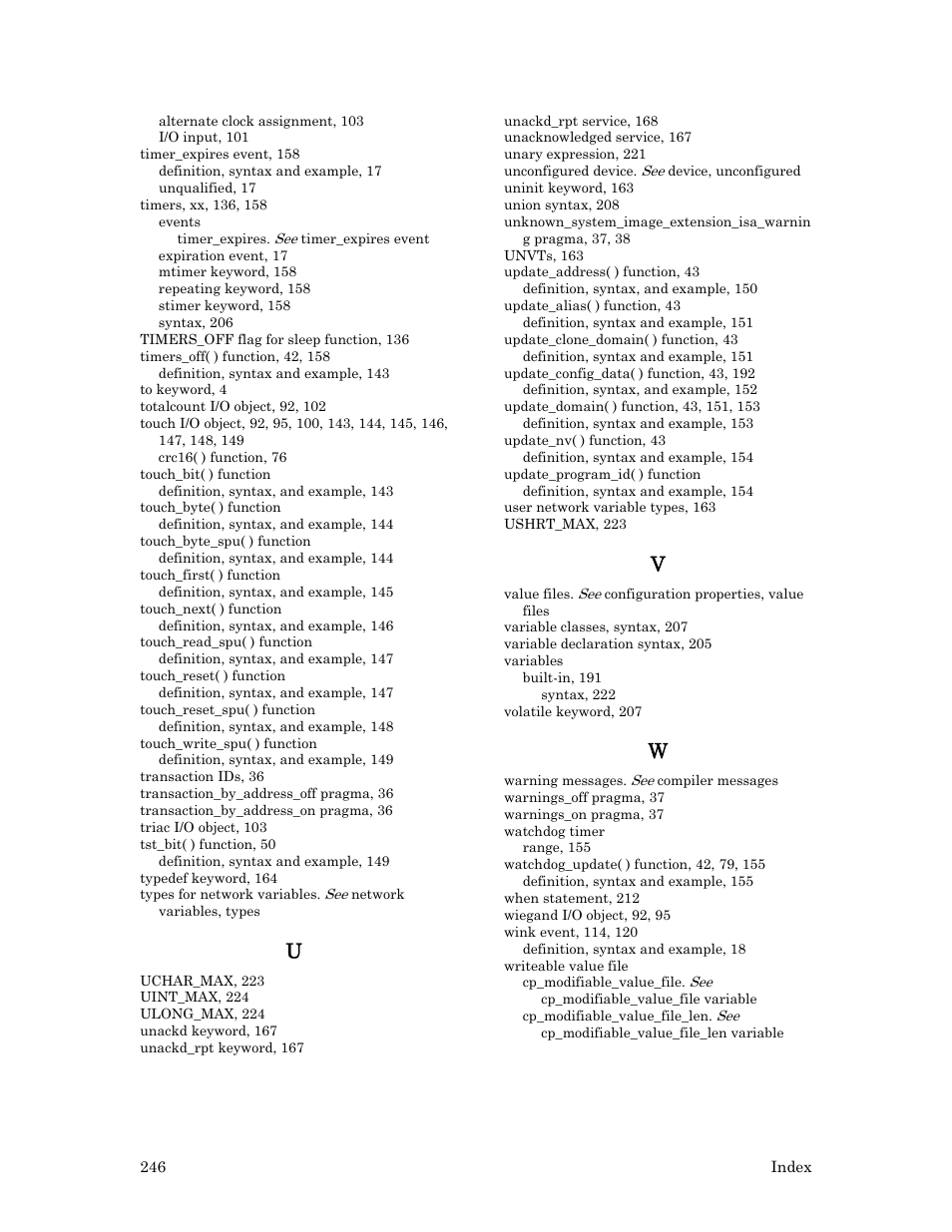 Echelon Neuron C User Manual | Page 266 / 267