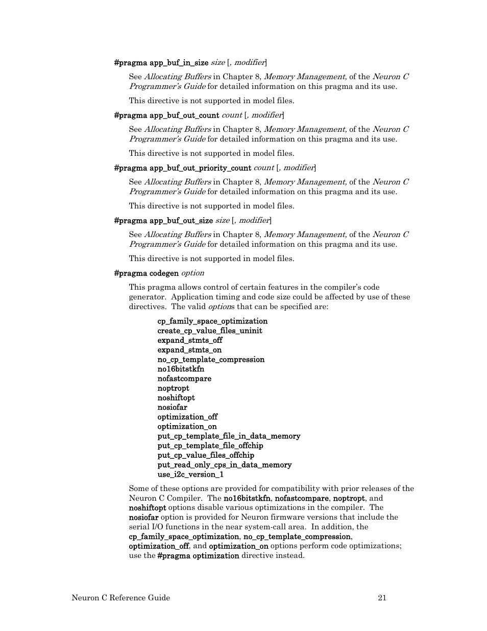 Echelon Neuron C User Manual | Page 41 / 267