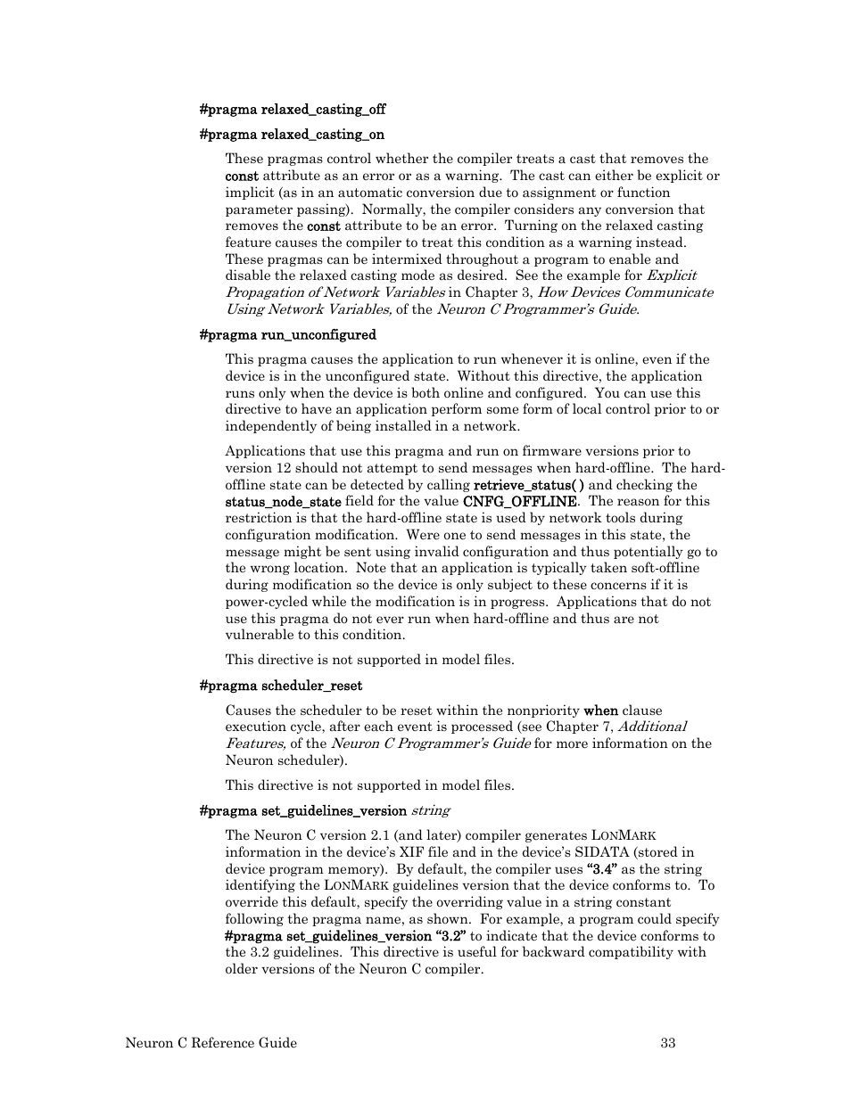 Echelon Neuron C User Manual | Page 53 / 267