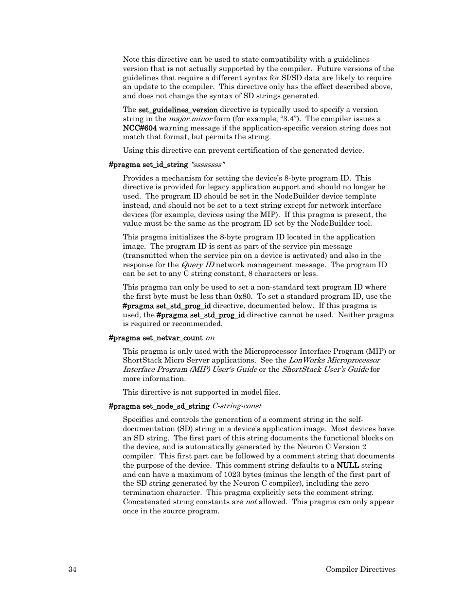 Echelon Neuron C User Manual | Page 54 / 267