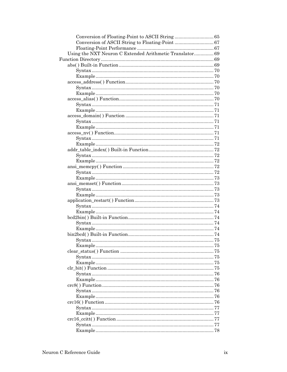 Echelon Neuron C User Manual | Page 9 / 267