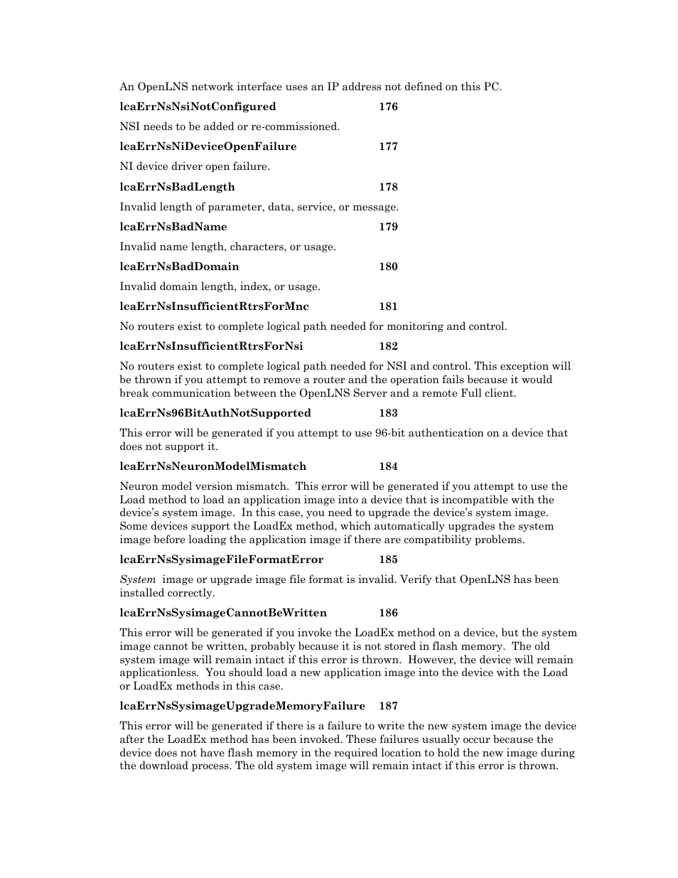 Echelon OpenLNS User Manual | Page 1023 / 1081