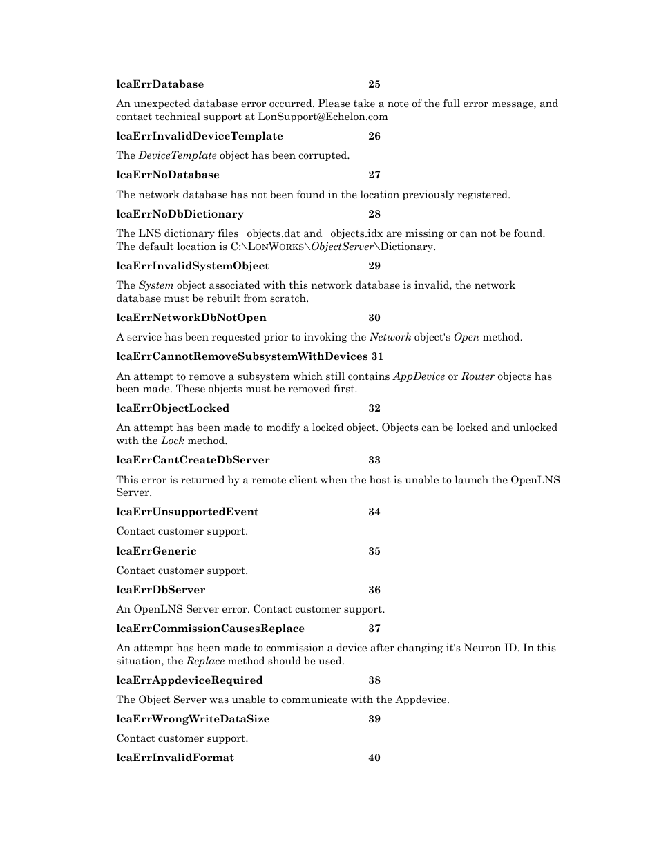 Echelon OpenLNS User Manual | Page 1041 / 1081