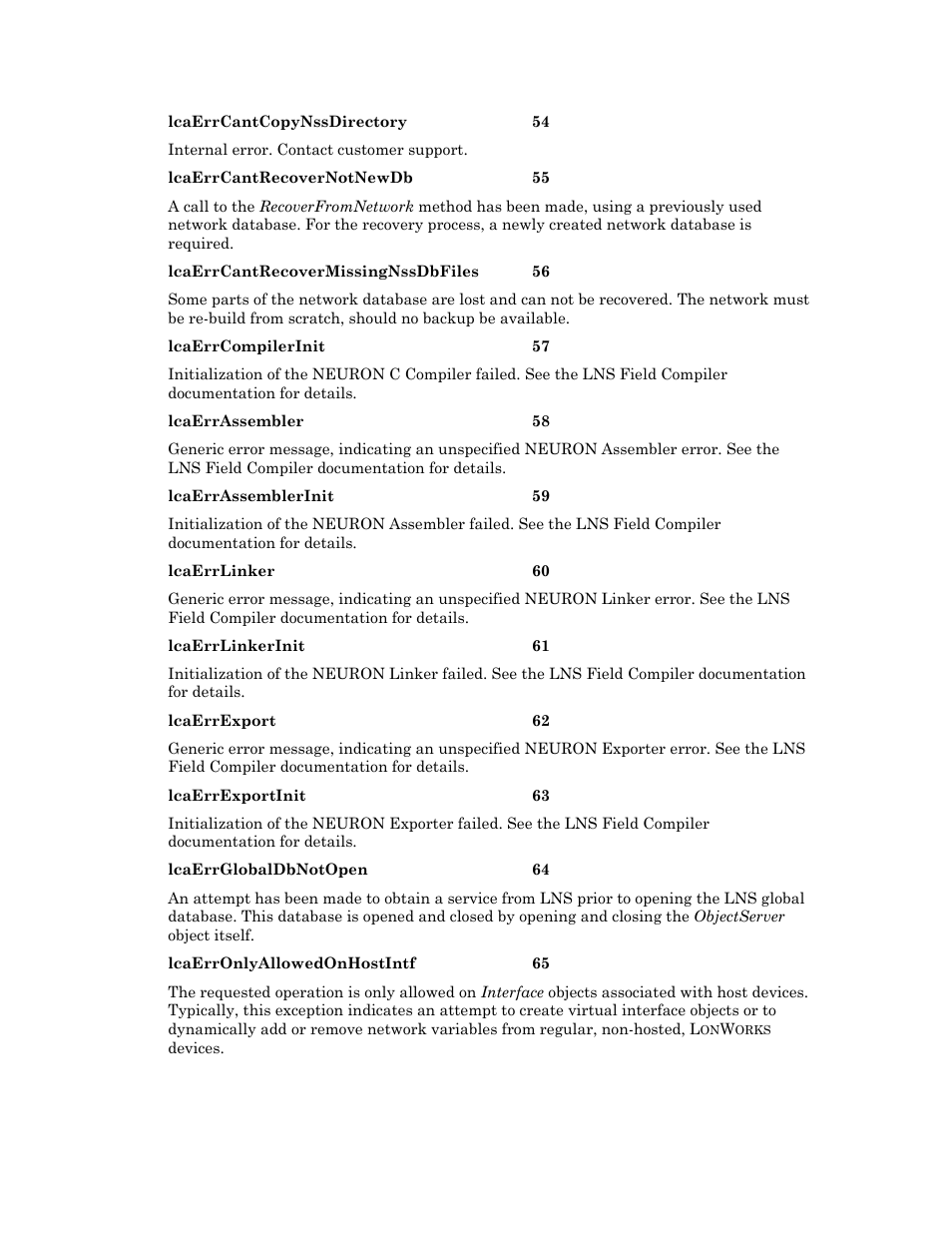 Echelon OpenLNS User Manual | Page 1043 / 1081