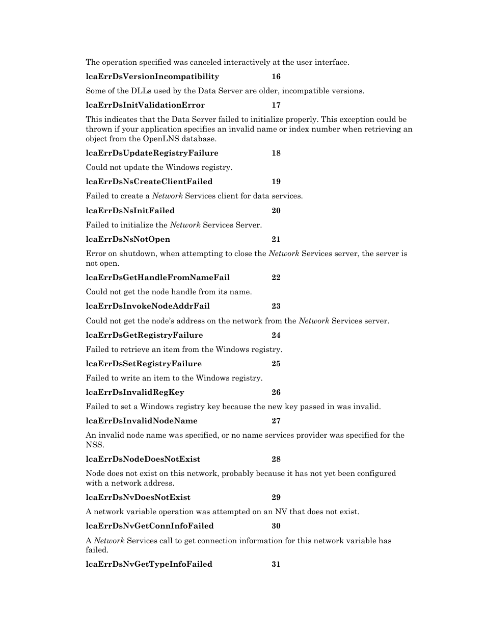 Echelon OpenLNS User Manual | Page 1051 / 1081