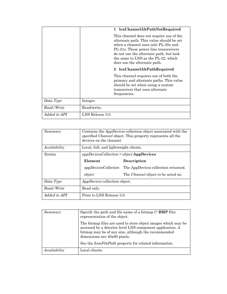 Appdevices, Bitmapfilepath | Echelon OpenLNS User Manual | Page 148 / 1081