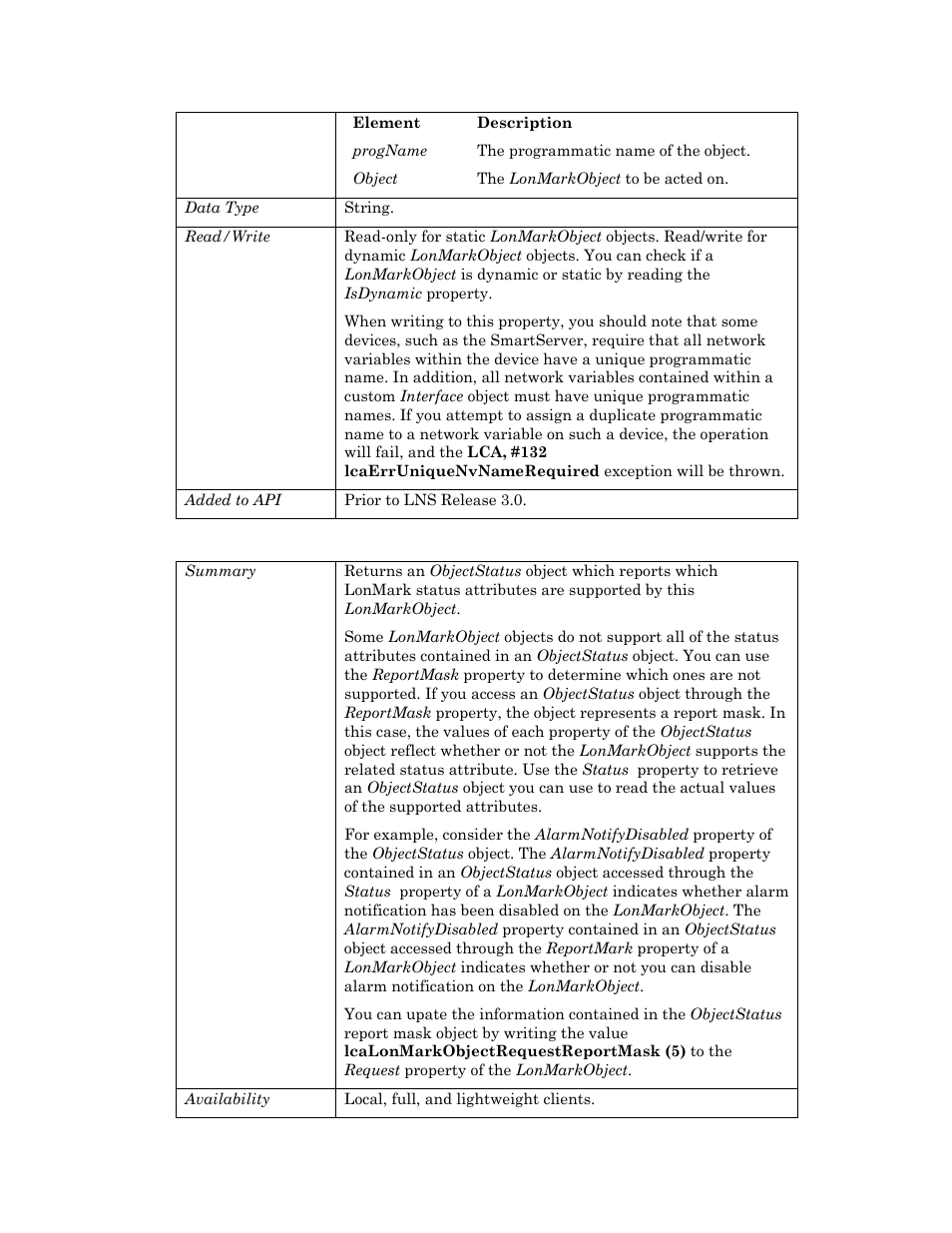 Reportmask | Echelon OpenLNS User Manual | Page 471 / 1081