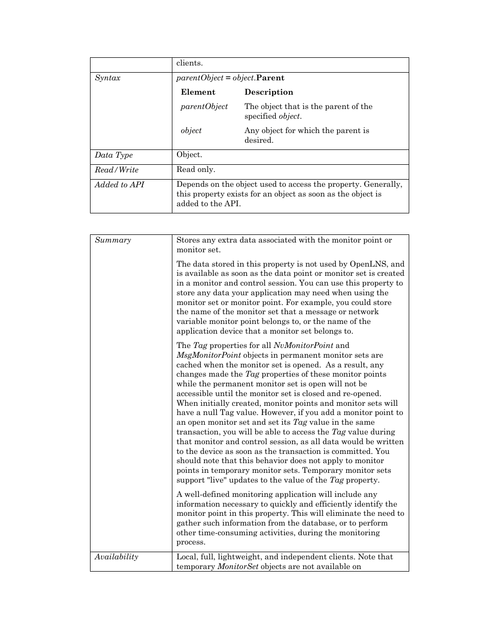 Echelon OpenLNS User Manual | Page 514 / 1081