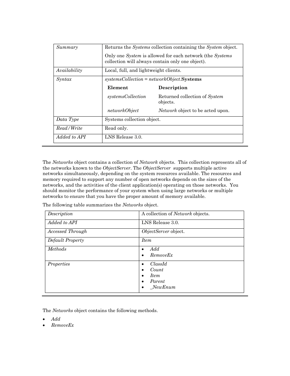 Systems, Networks, Methods | E networks | Echelon OpenLNS User Manual | Page 575 / 1081