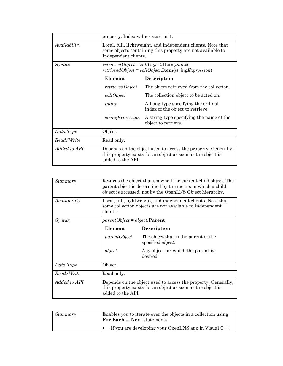 Parent, Newenum | Echelon OpenLNS User Manual | Page 63 / 1081