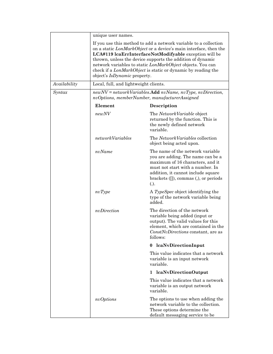 Echelon OpenLNS User Manual | Page 657 / 1081