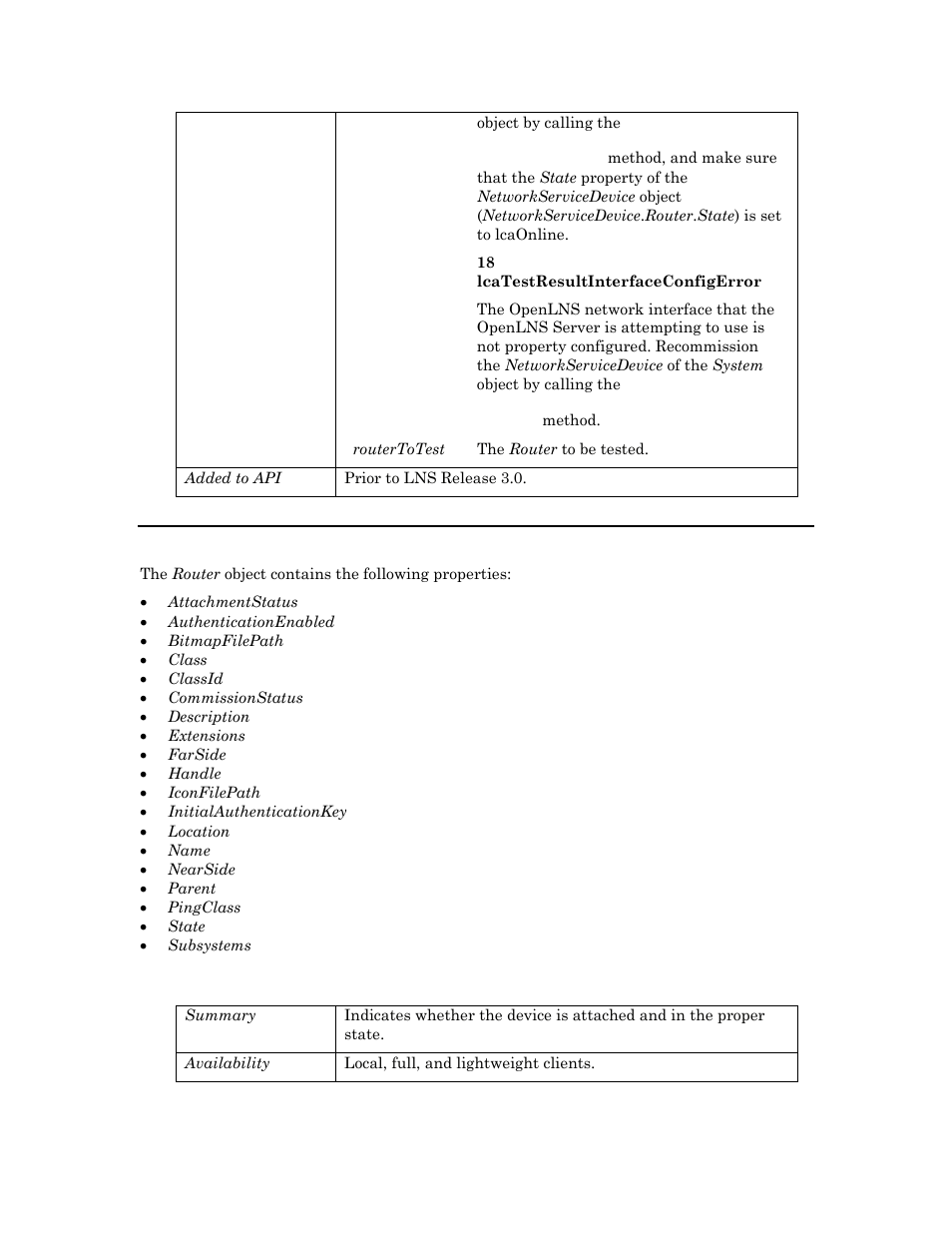 Properties, Attachmentstatus | Echelon OpenLNS User Manual | Page 817 / 1081