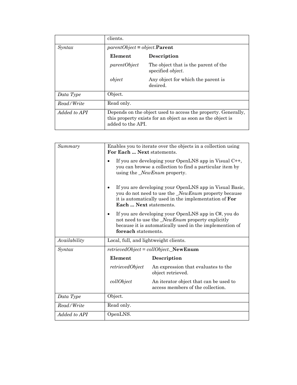 Newenum | Echelon OpenLNS User Manual | Page 865 / 1081