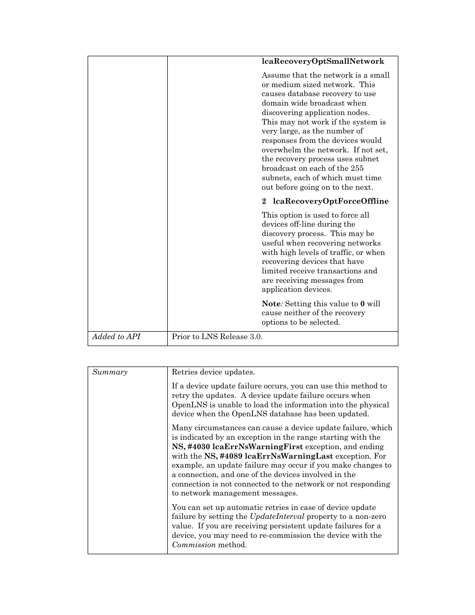 Retryupdates | Echelon OpenLNS User Manual | Page 905 / 1081