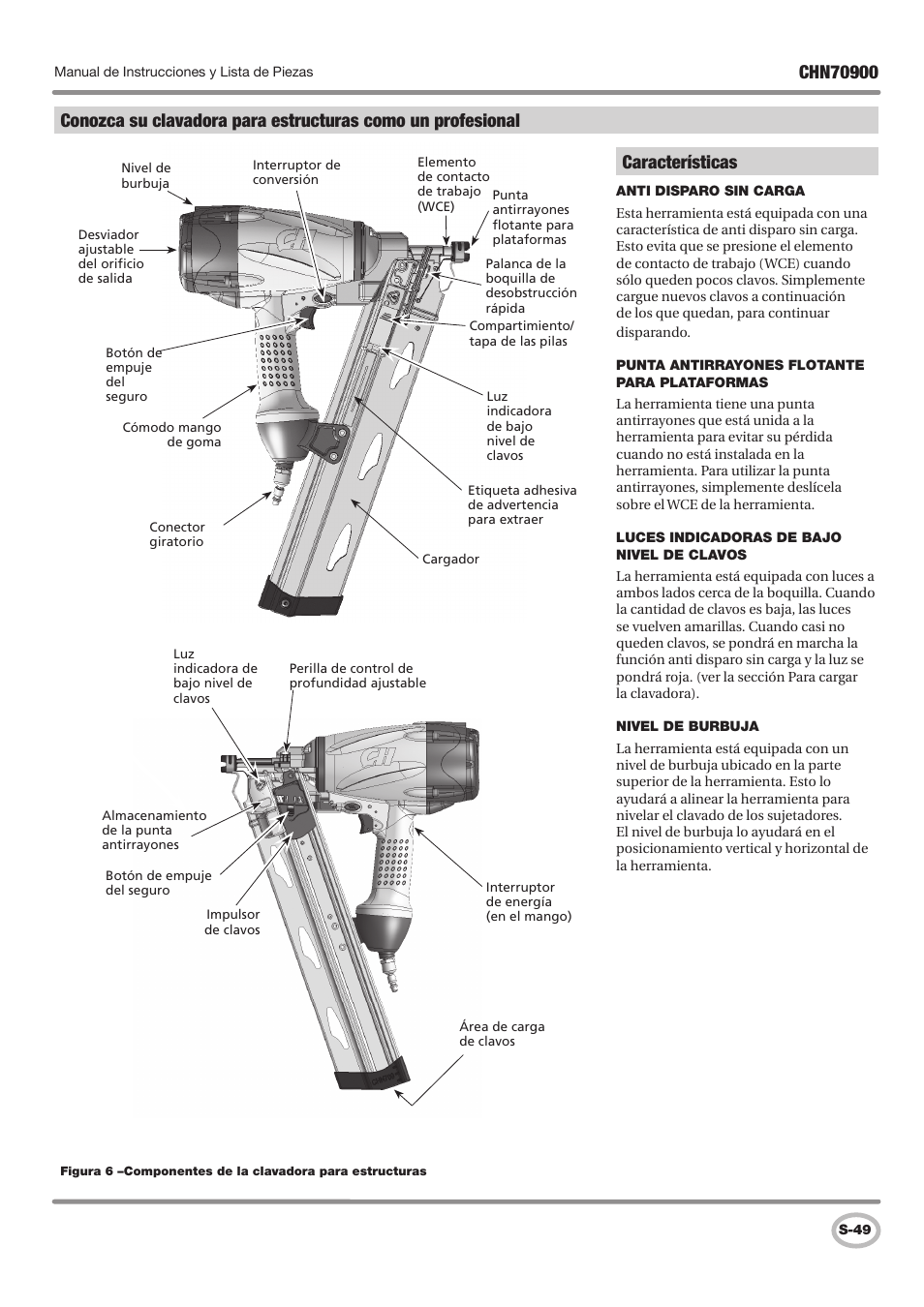 Campbell Hausfeld CHN70900 User Manual | Page 49 / 60