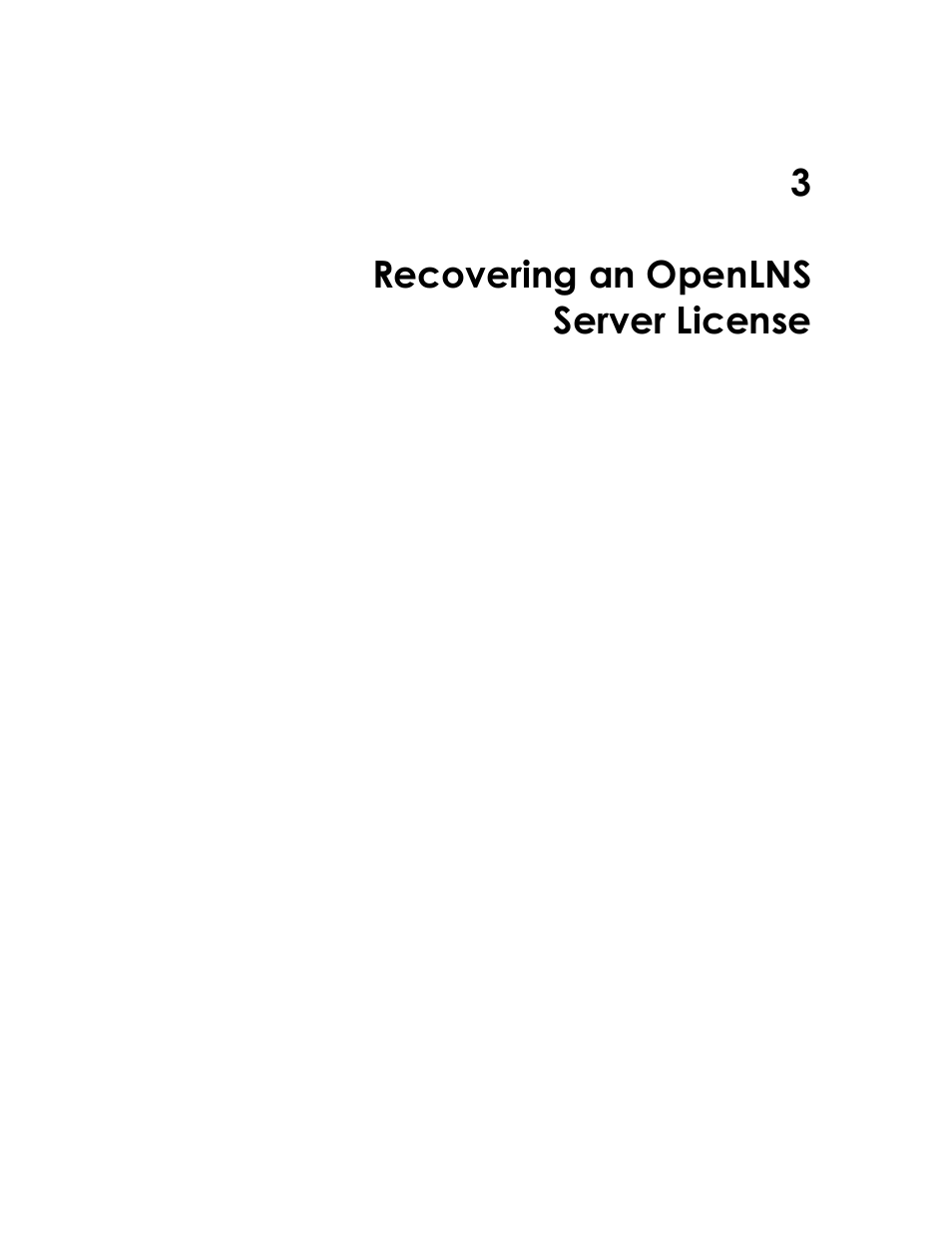 Recovering an openlns server license, 3 recovering an openlns server license, 3recovering an openlns server license | Echelon OpenLNS Server License User Manual | Page 19 / 24