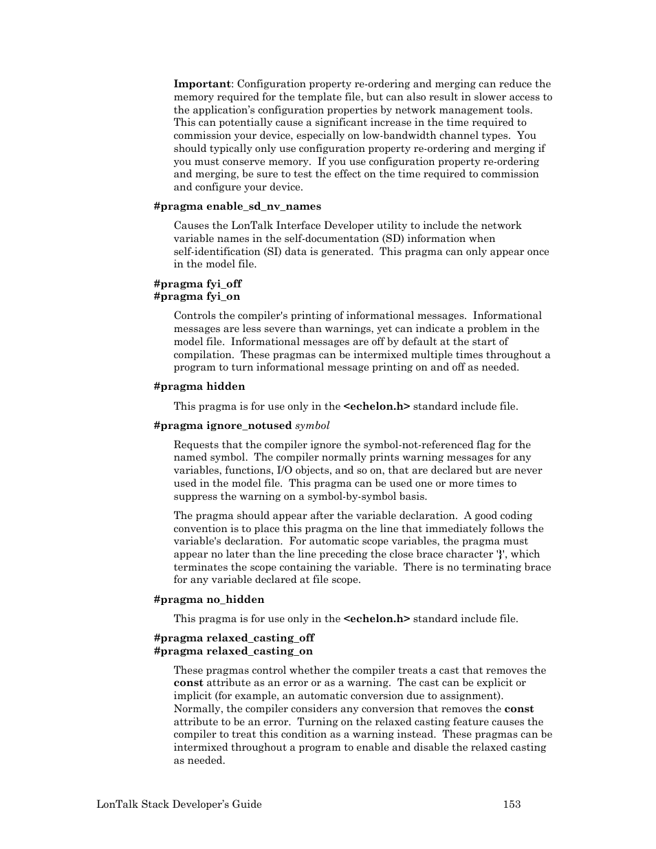 Echelon LonTal Stack User Manual | Page 165 / 247