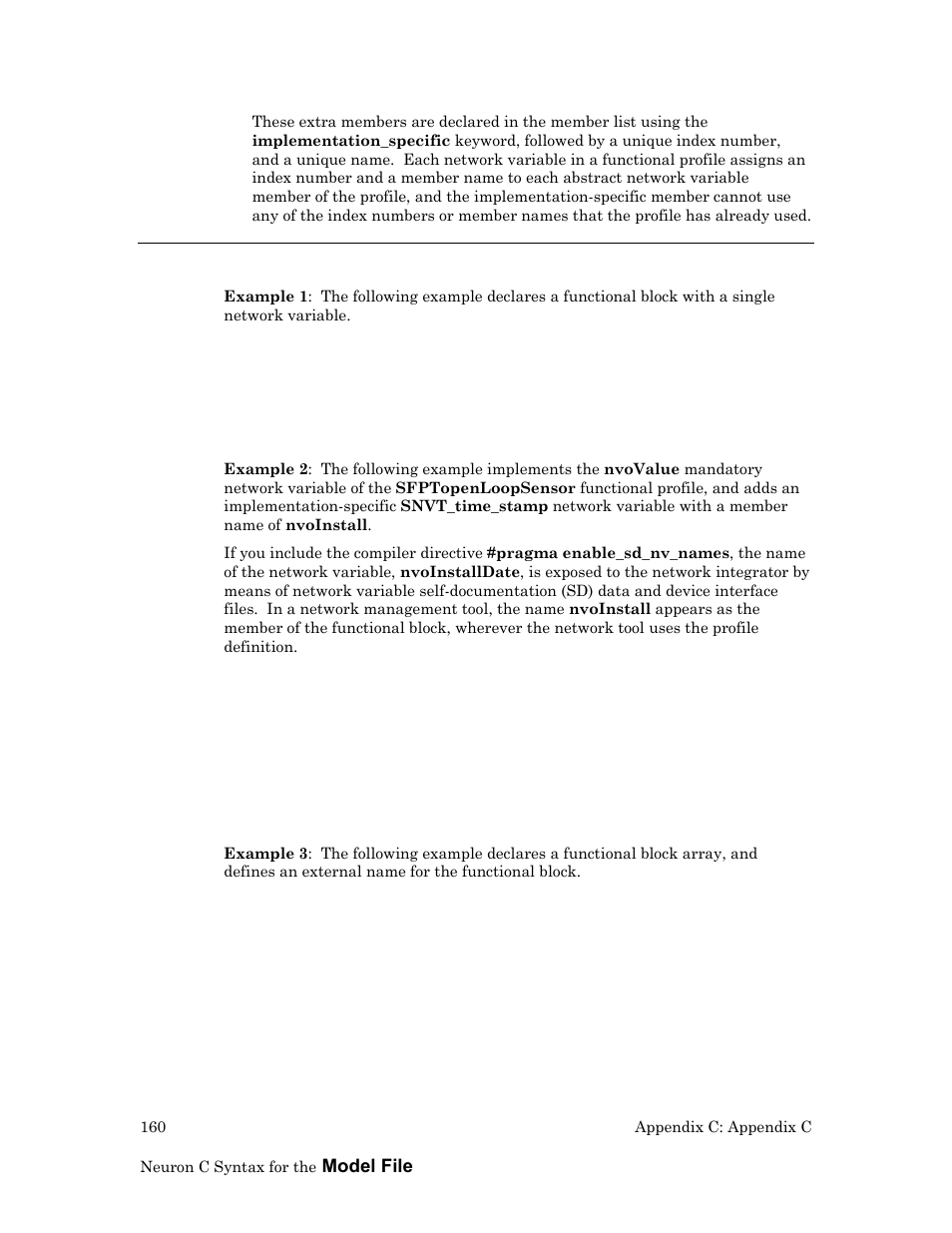 Examples | Echelon LonTal Stack User Manual | Page 172 / 247