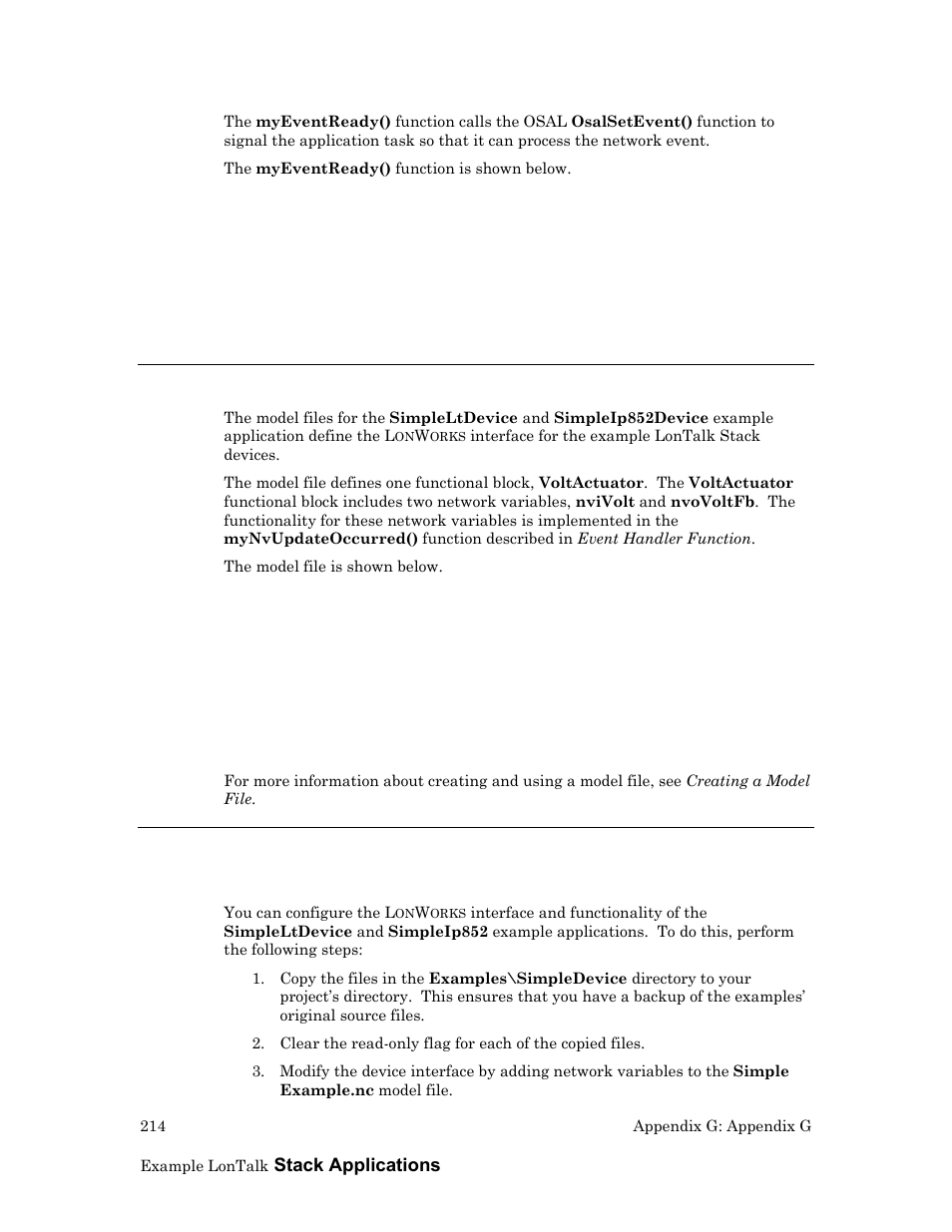 Model file | Echelon LonTal Stack User Manual | Page 226 / 247