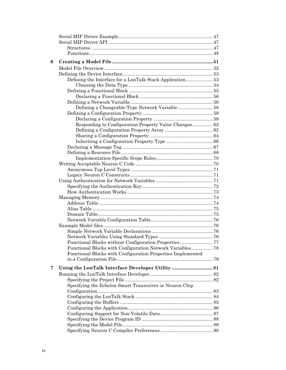 Echelon LonTal Stack User Manual | Page 4 / 247