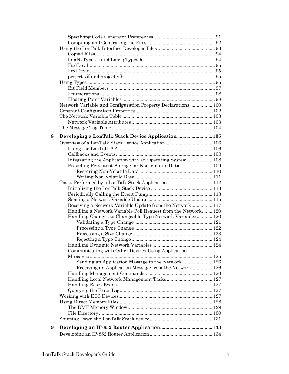 Echelon LonTal Stack User Manual | Page 5 / 247