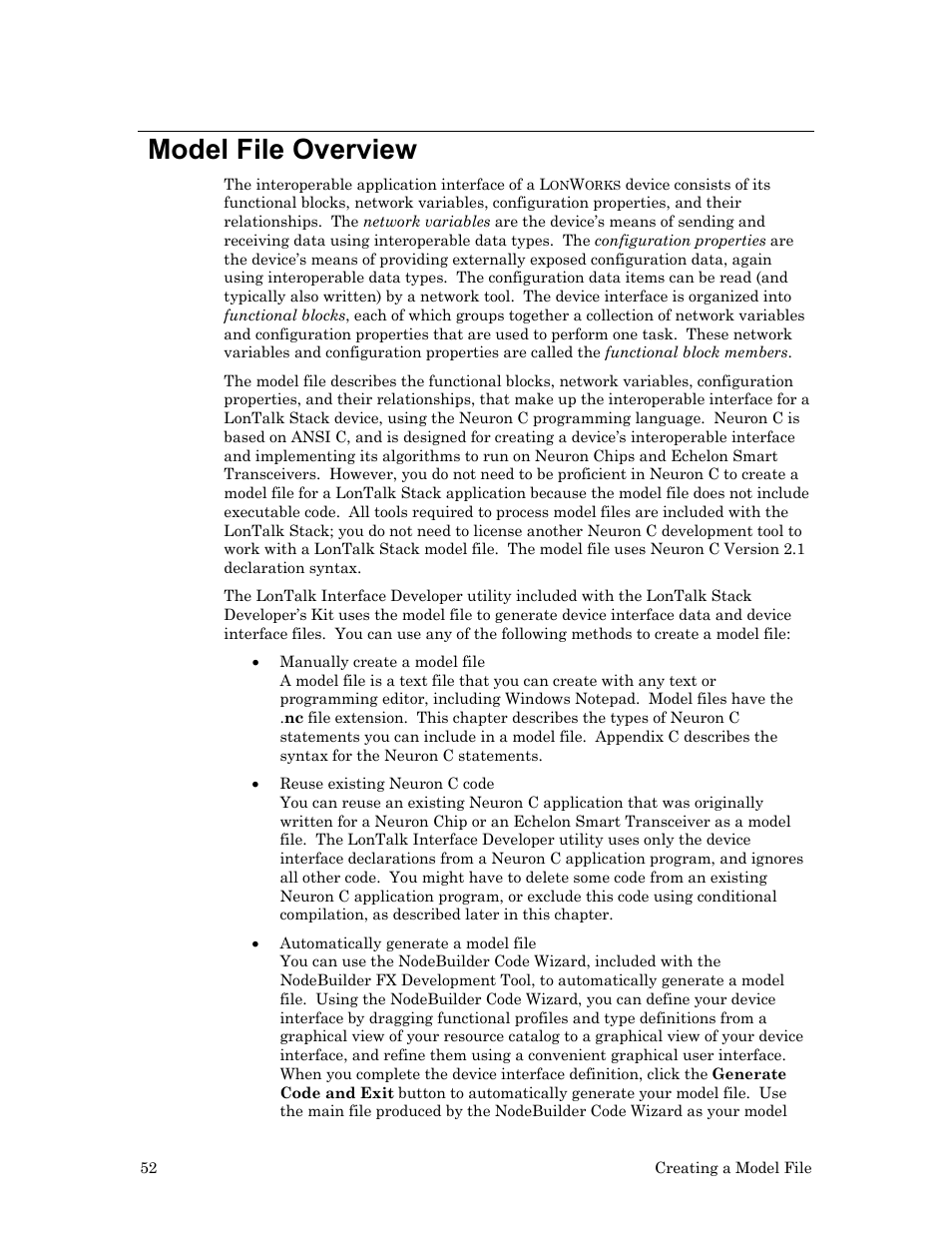 Model file overview | Echelon LonTal Stack User Manual | Page 64 / 247