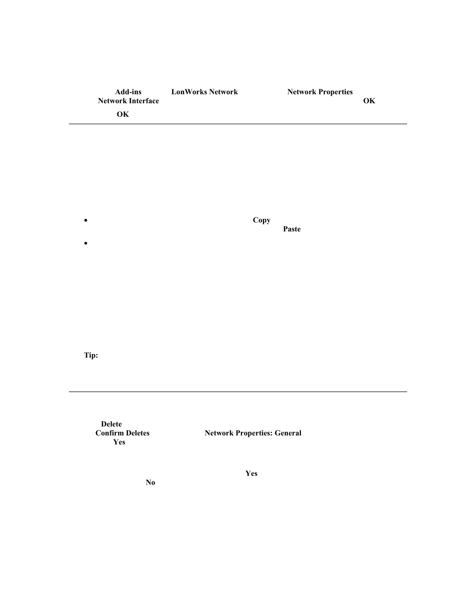 Copying an openlns ct smartshape, Deleting an openlns ct smartshape | Echelon OpenLNS Commissioning Tool User Manual | Page 156 / 393