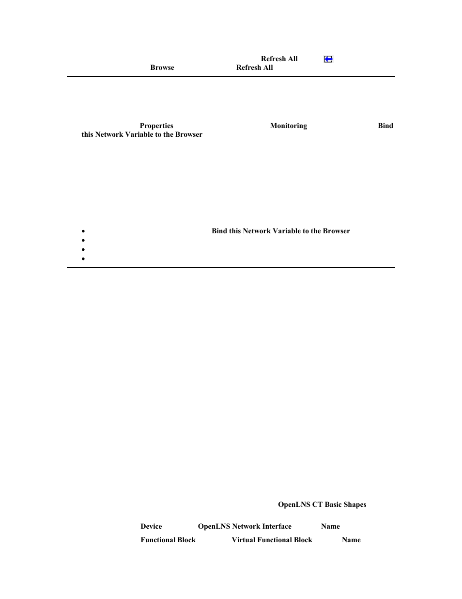 Using bound updates, Binding network variables to the host | Echelon OpenLNS Commissioning Tool User Manual | Page 190 / 393