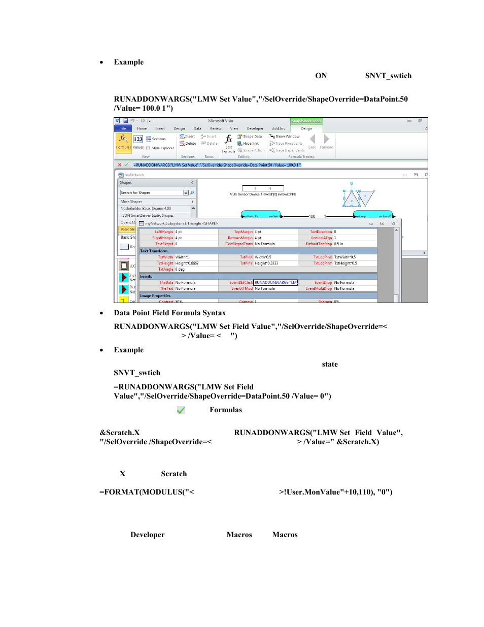 Using a macro to write values | Echelon OpenLNS Commissioning Tool User Manual | Page 207 / 393