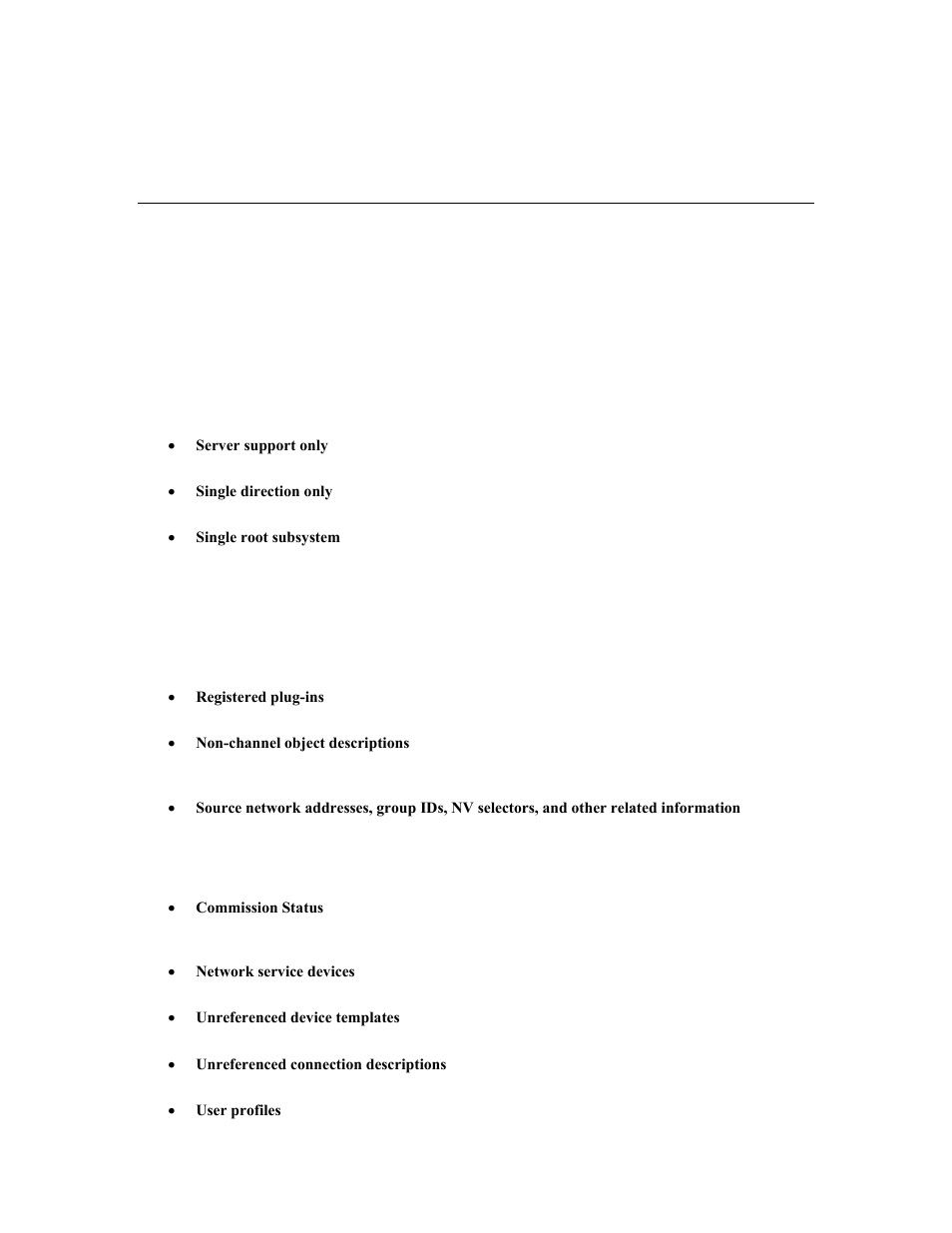 Network merge considerations, Limitations, Information loss | Echelon OpenLNS Commissioning Tool User Manual | Page 264 / 393