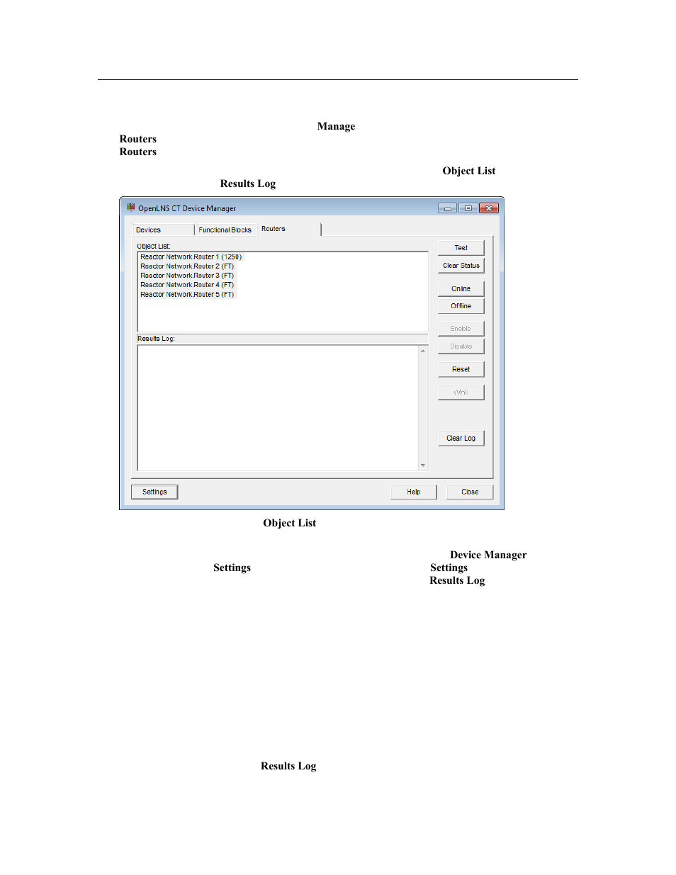 Managing routers | Echelon OpenLNS Commissioning Tool User Manual | Page 274 / 393