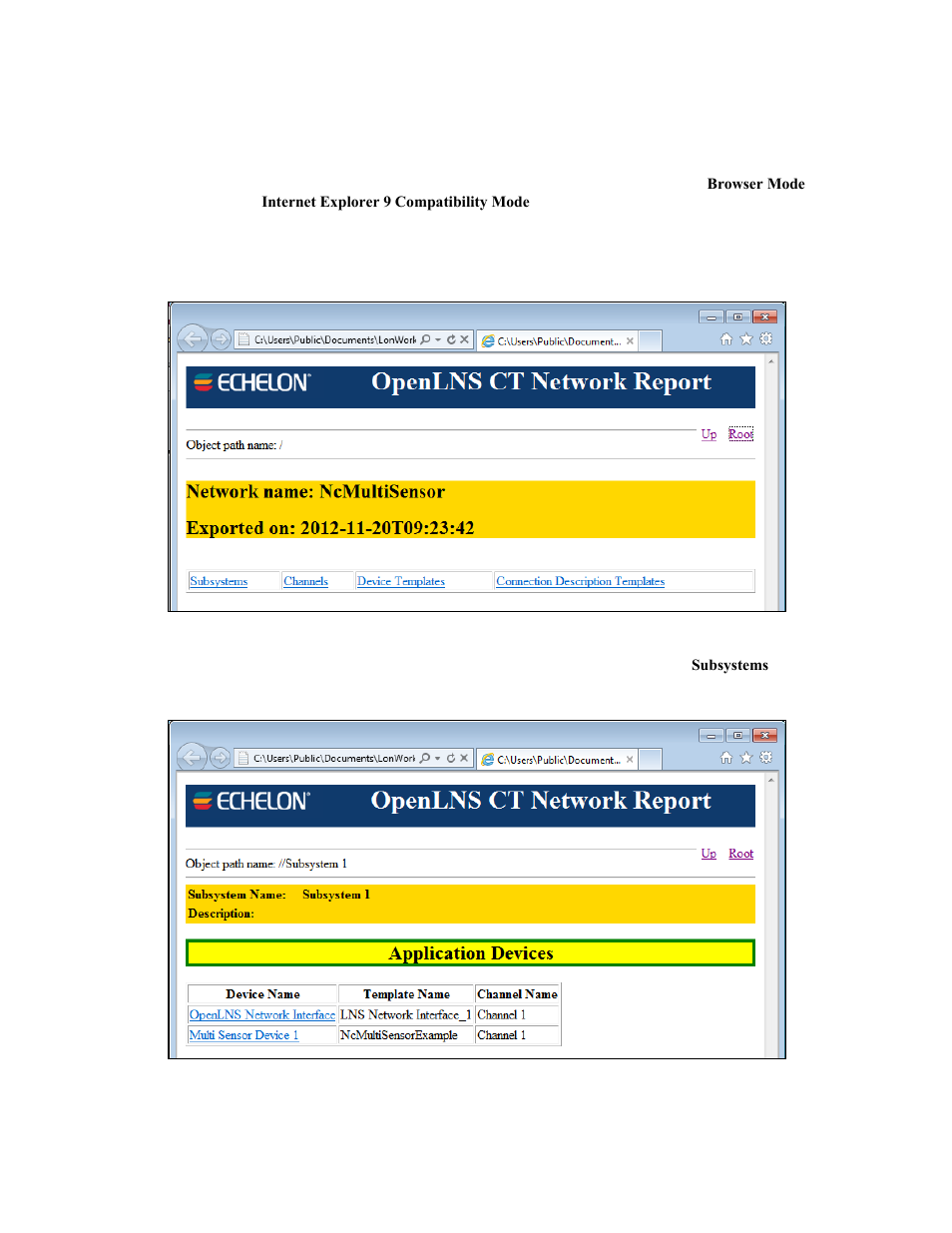 Echelon OpenLNS Commissioning Tool User Manual | Page 291 / 393