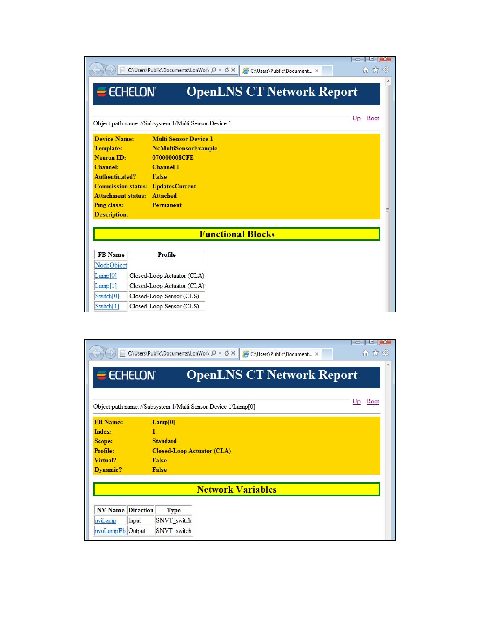 Echelon OpenLNS Commissioning Tool User Manual | Page 292 / 393