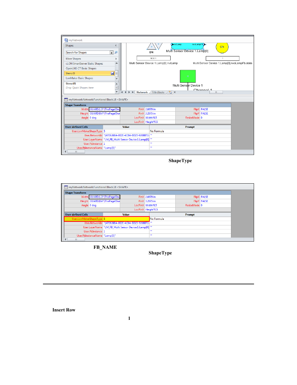 Additional device user cells, Additional device user cells ), it lo | Echelon OpenLNS Commissioning Tool User Manual | Page 325 / 393