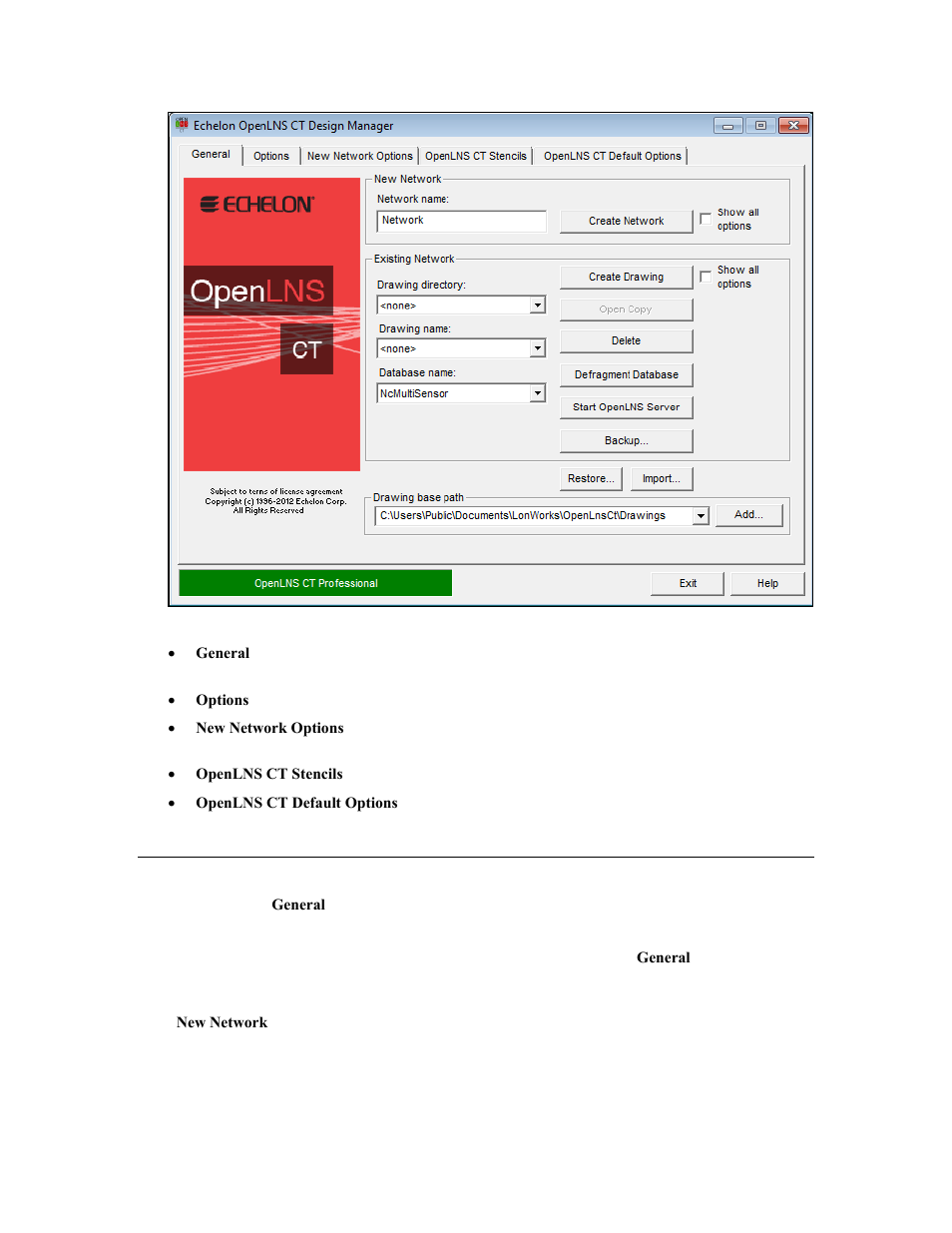 General | Echelon OpenLNS Commissioning Tool User Manual | Page 46 / 393