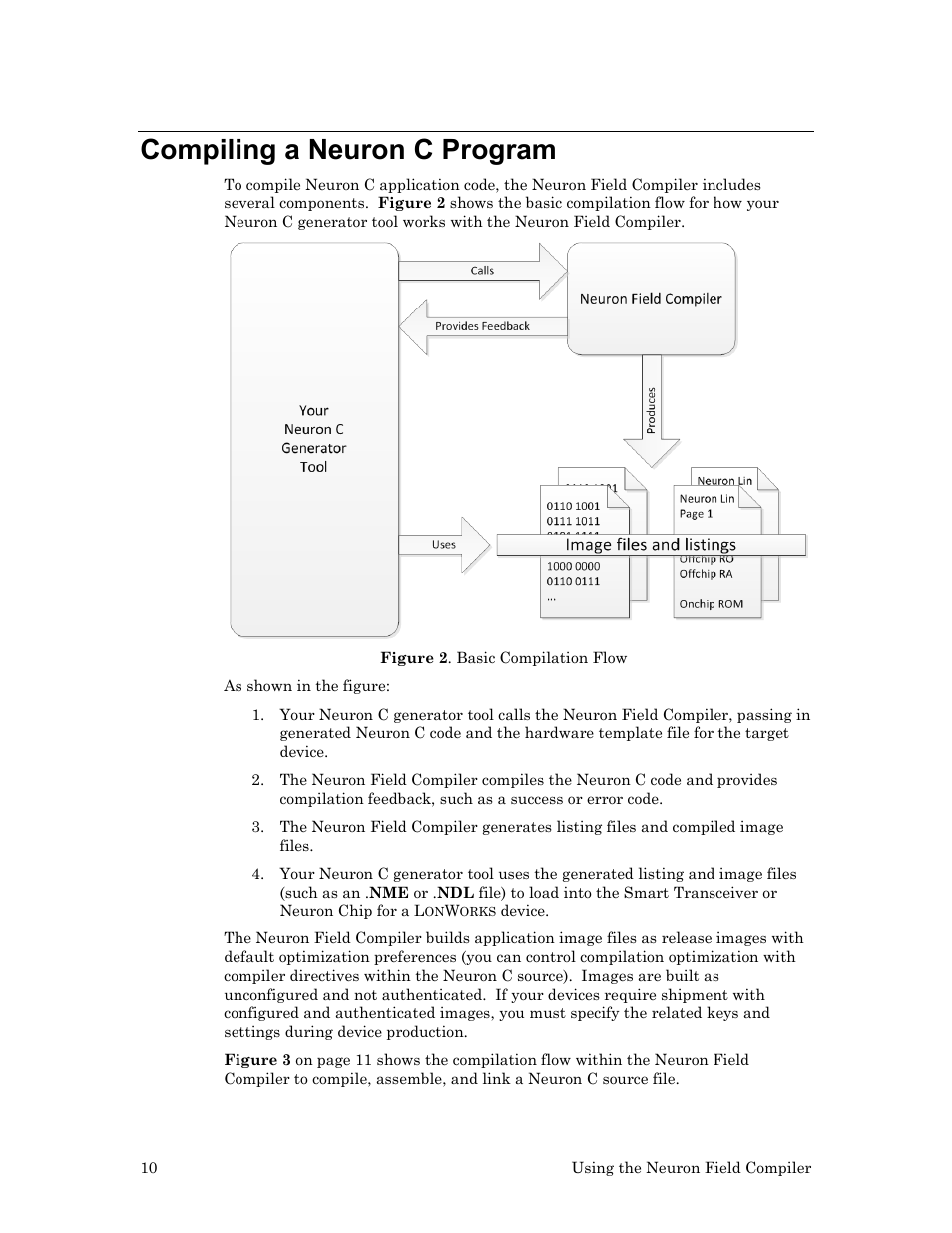 Compiling a neuron c program | Echelon Neuron Field Compiler User Manual | Page 16 / 27