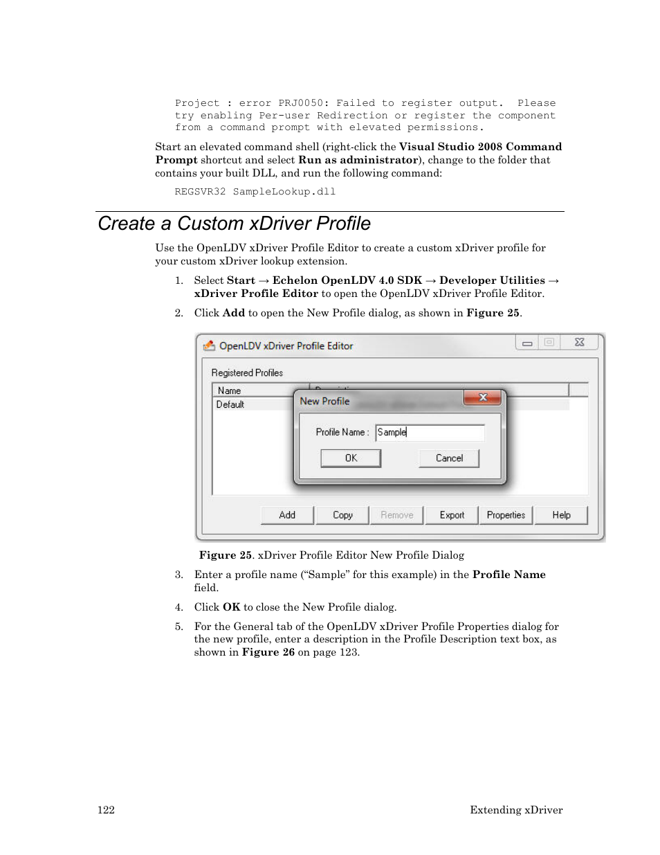 Create a custom xdriver profile | Echelon OpenLDV User Manual | Page 130 / 194