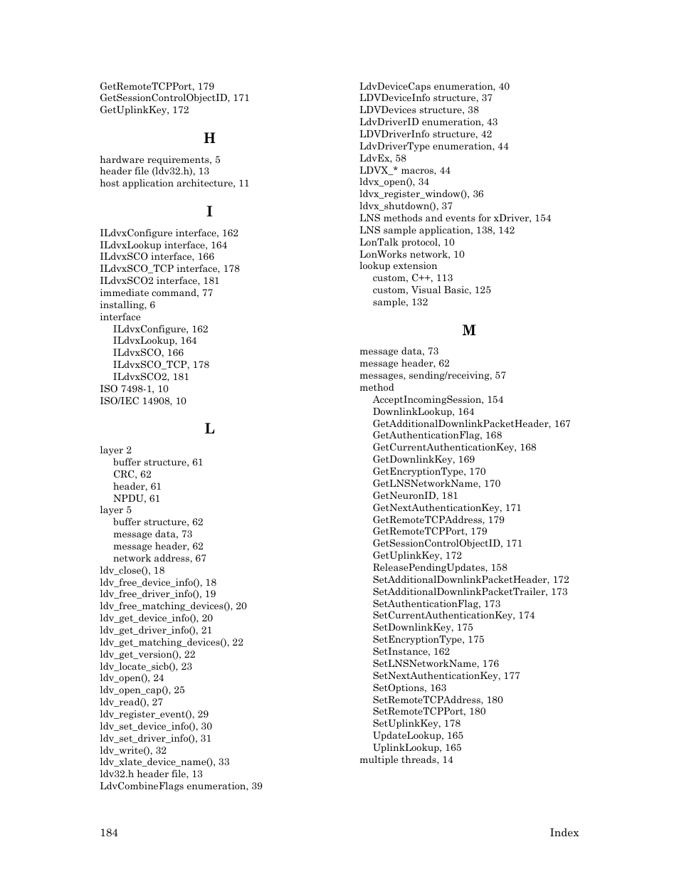 Echelon OpenLDV User Manual | Page 192 / 194