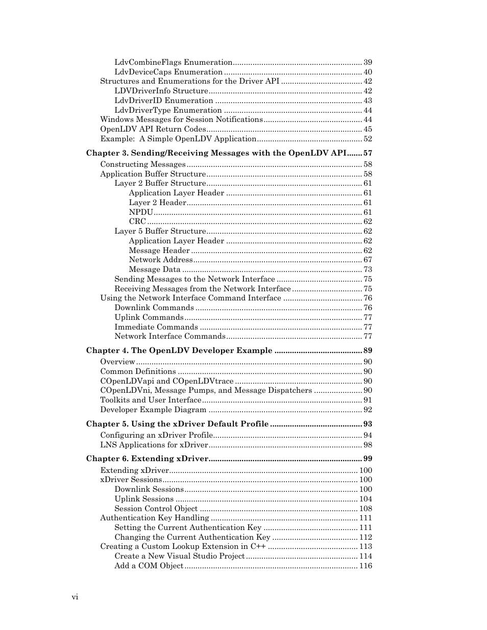 Echelon OpenLDV User Manual | Page 6 / 194